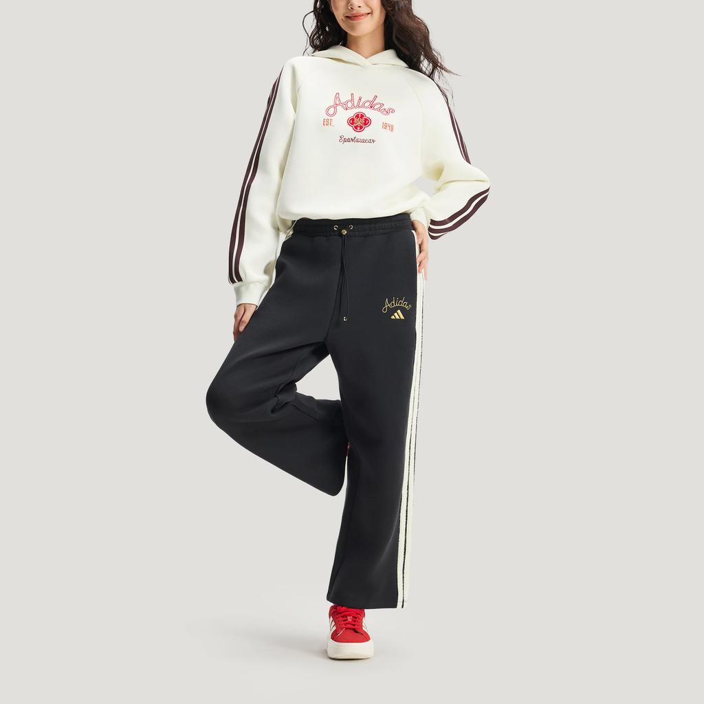 Adidas Kapuzenpullover Jahr des Pferdes Limited Edition CNY Neujahrsstil Dicke Lockere Passform Sportlich Lässig Hoodie Damen Sweatshirt KH2695