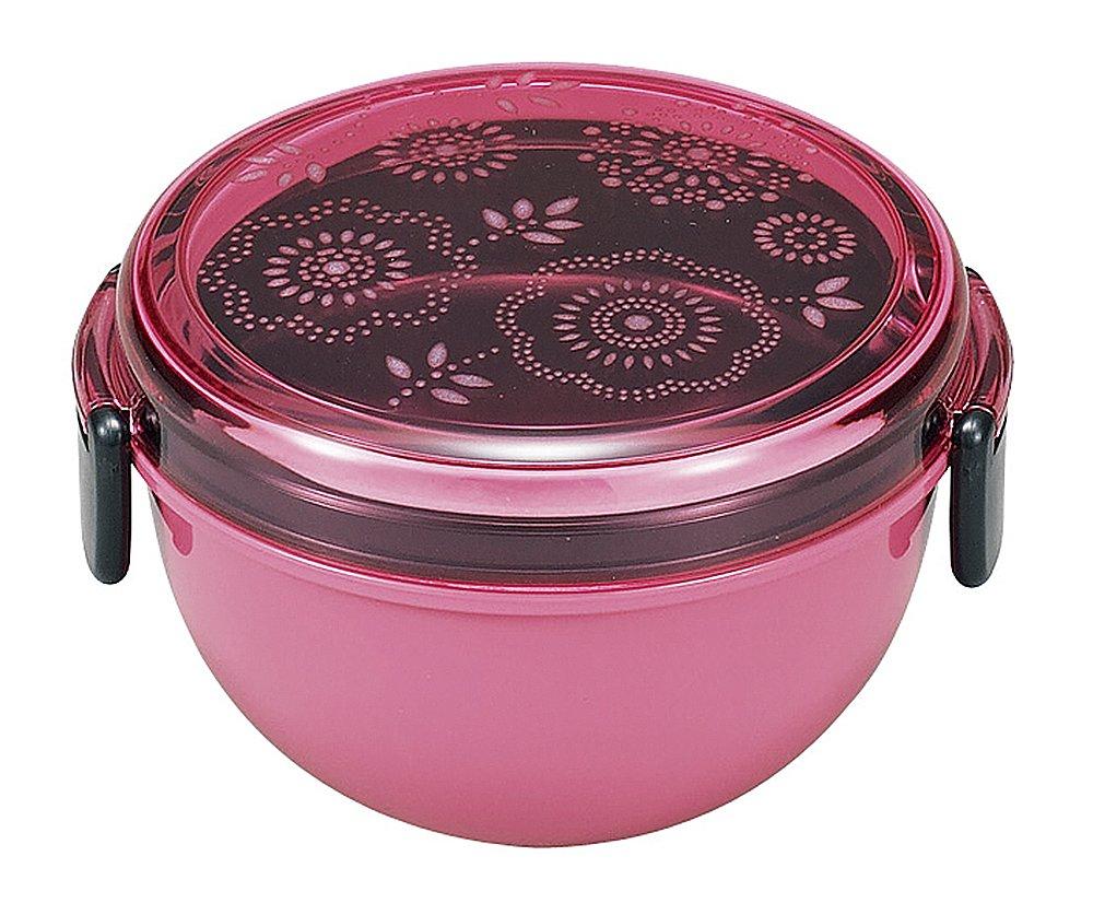 

Miyamoto Sangyo Mon Mode Flower Lunch Bowl in Magenta Pink