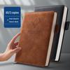 Soft Leather Business Notebook for Meetings & Notes - Thickened Cover