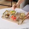 All-match Serving Tray Exquisite Plastic Versatile Snacks Fruit Tray Kitchen Supplies