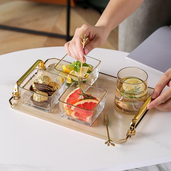 All-match Serving Tray Exquisite Plastic Versatile Snacks Fruit Tray Kitchen Supplies