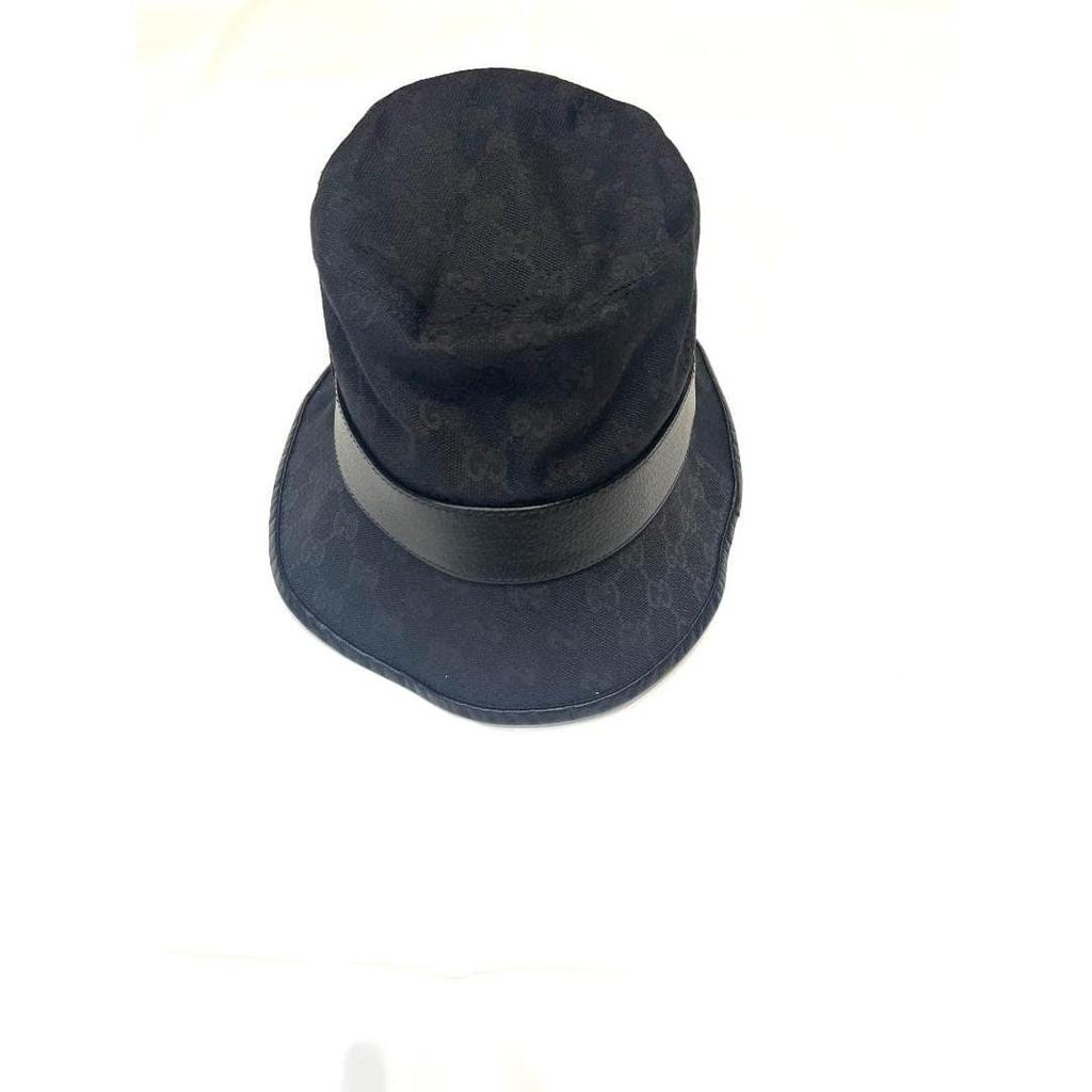 Used [Good Condition] GUCCI GG Canvas Hat M 576587 Black