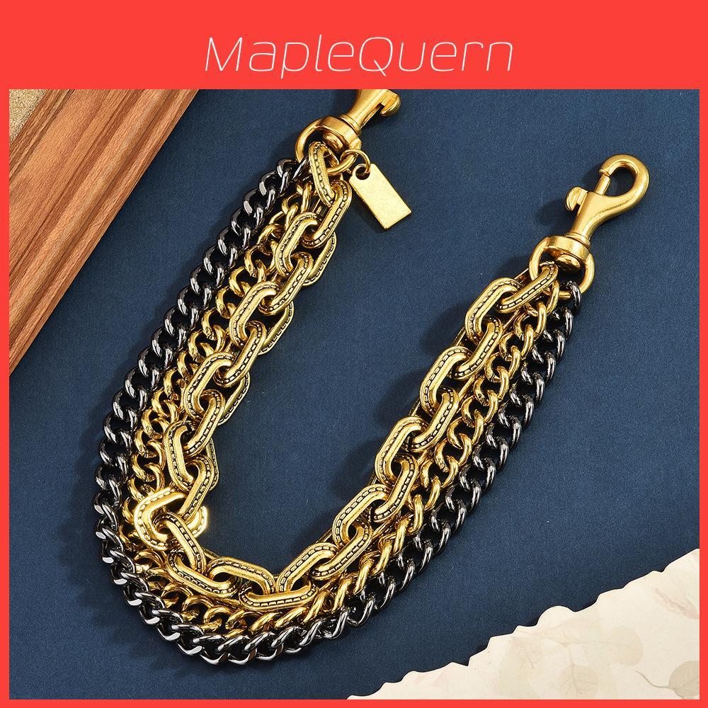 Vintage Metal Bag Chain With Hexagon Geometric Design For Fashionable Crossbody Accessories