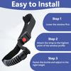2 PCS Car Adjustable Grab Handles, Car Handle Assist, Safety Handle Portable Vehicle Support Grab Bar For Trucks, SUVs, Jeeps, Vans, Cars And ATVs