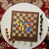 Generic Board Game Chess Pieces, 250 Squares, Tabletop Game Components, Kids Toy