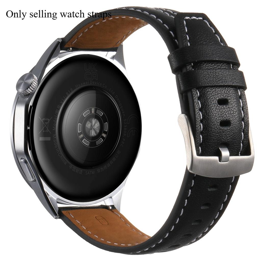 18/22mm Leather Watch Strap For Huawei Watch GT6 46mm Bands Soft Leather Wristband Bracelet For Huawei Watch GT5 4 3 GT5 GT6 Pro