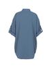 Cotton & Linen Row Button Plus Size Women's Mid-Length Short-Sleeve Loose Shirt