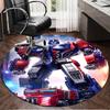 1PC Trans-formers Round Rug, Non-slip Chair Mat, Home Decor, Circle Carpet Perfect for Office, Bedroom, Living Room,Christmas Gift