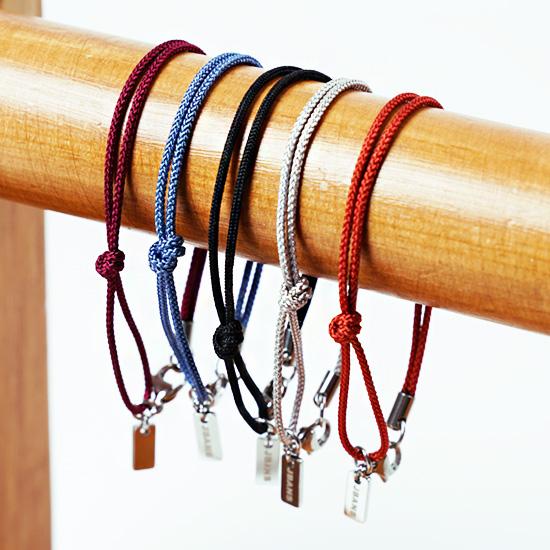 Jbans Classic Simple Color String Couple Bracelet (C2001-Ac595_Gr)