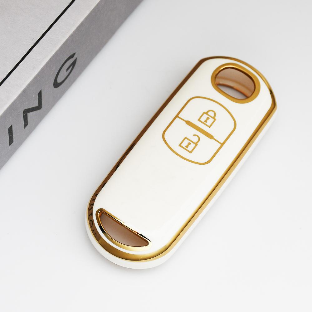 Tpu Car Key Case Cover 2 Buttons For Mazda 2 3 6 Atenza Axela Demio Cx-5 Cx5 Cx-3 Cx7 Cx-9 Cx30 Sell Fob Holder Keyless