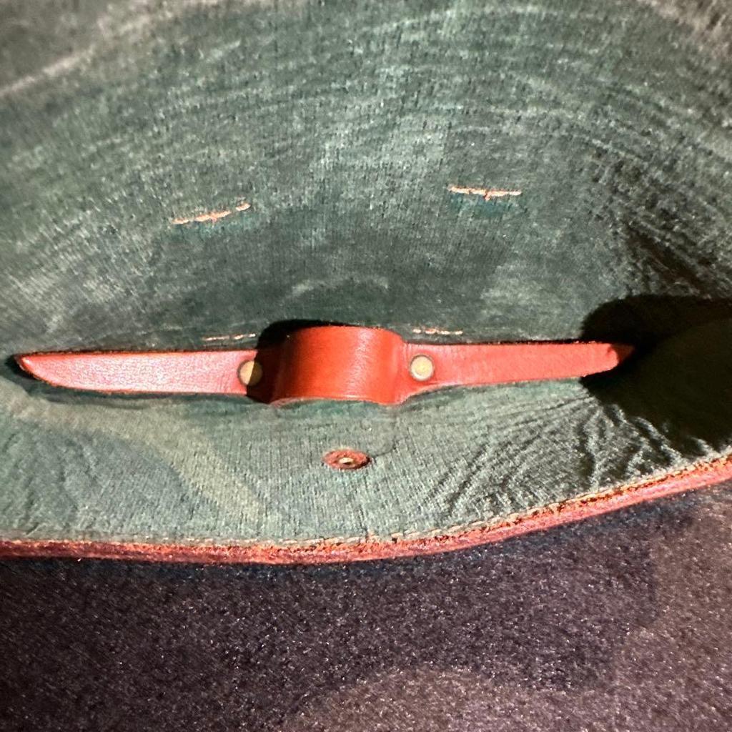 Used Genuine leather/Polo Ralph Lauren leather glasses case sunglasses case brown