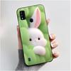 Soft TPU Case For ZTE Blade A51 A71 A31 Plus A7P Cute Love Rabbit Black Silicone Back Shell for BladeA51 Protective Soft Cover