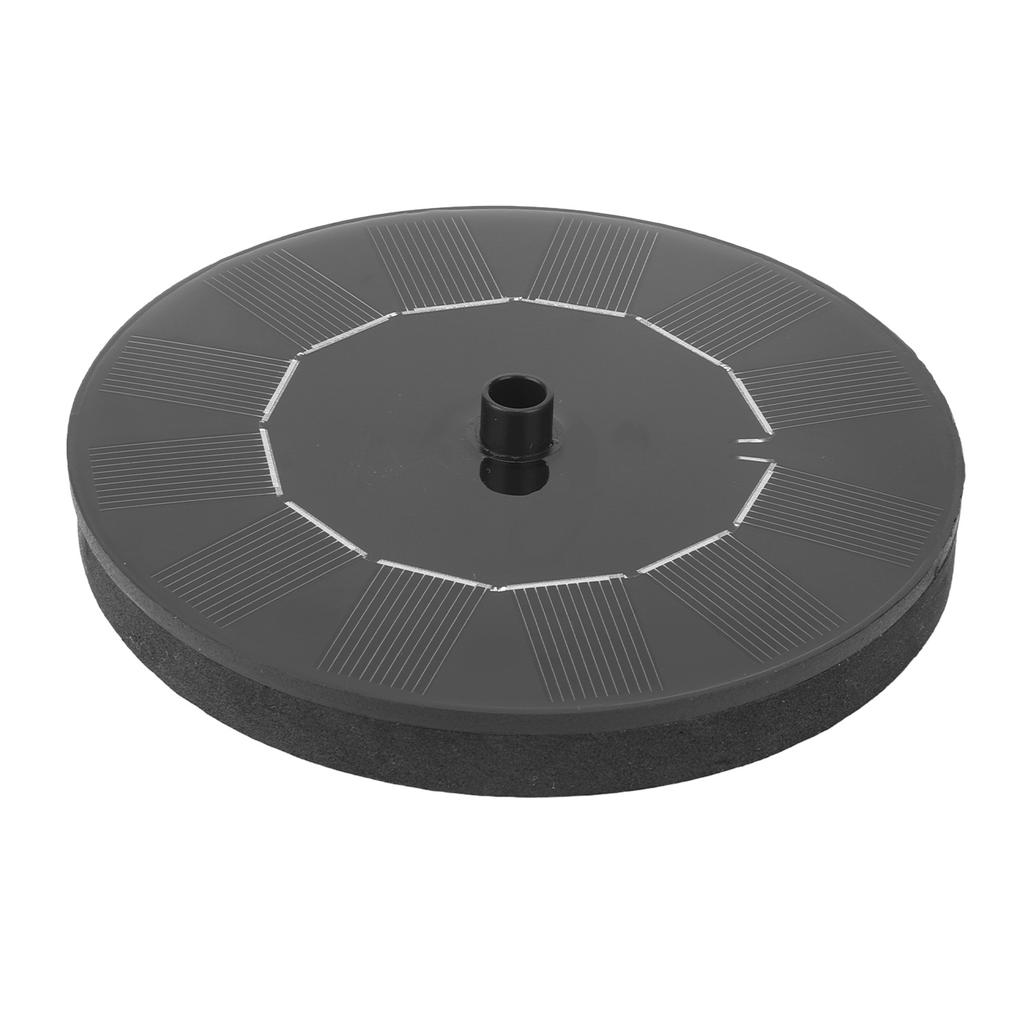 Solar Springbrunnenpumpe Wassersprüh-Zubehörset mit 7 Düsen für Vogelbad Garten