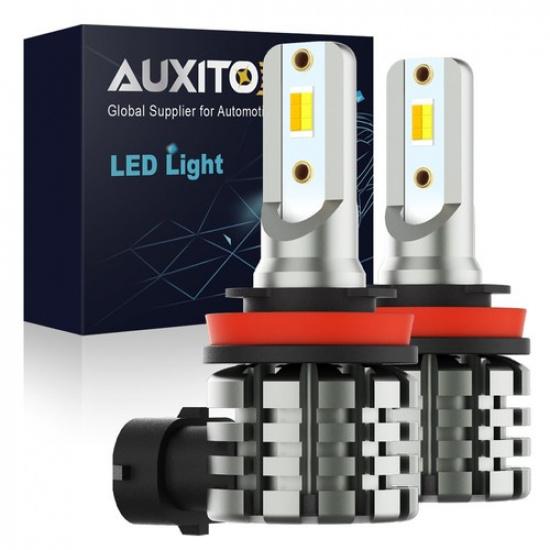 2X Лампа противотуманной фары H11 H8 Лампа Дневного Ходового Огня Белый Желтый Двухцветный Светодиодный Противотуманный Фонарь EXC