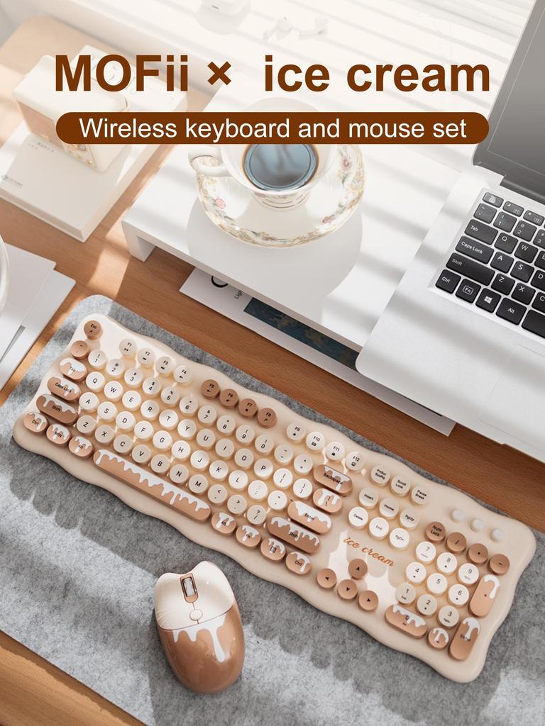 Mofii Wireless Keyboard And Mouse For PC 2.4Ghz Multi Device Keyboard Mouse Comb For Notebook Laptop Computer Keyboard Set