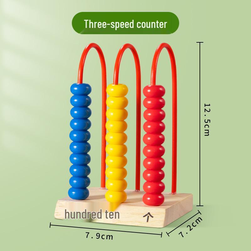Five-Speed Abacus for 1st and 2nd Grade Math Learning
