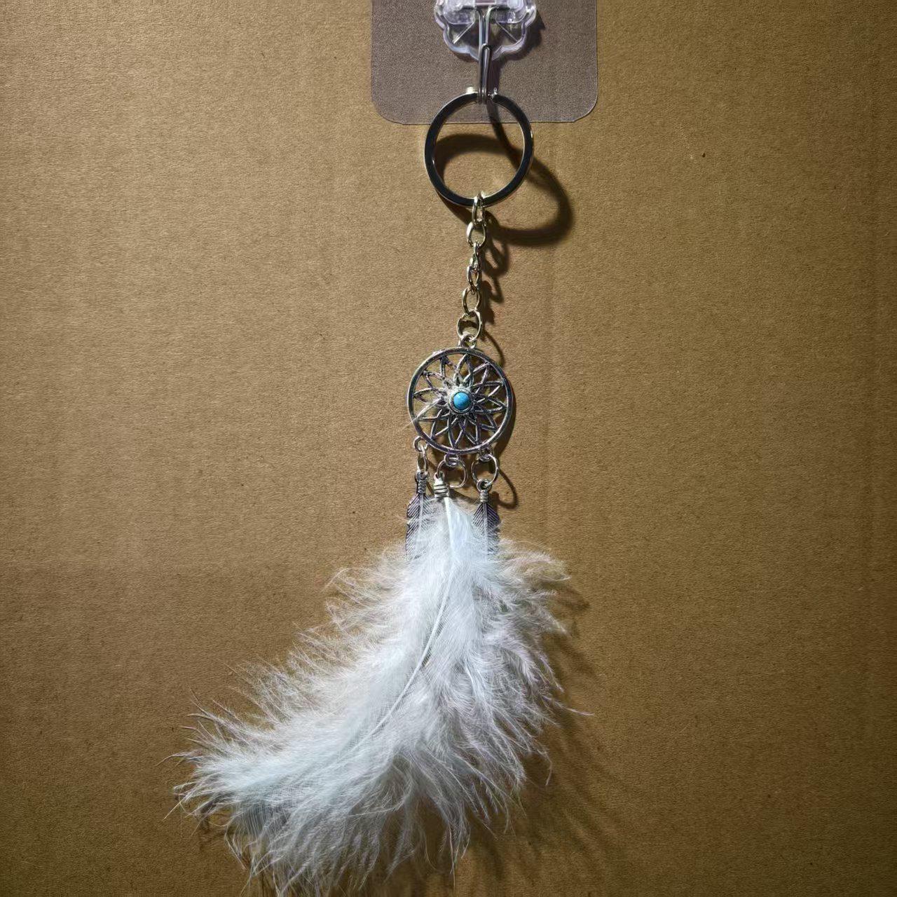 

Dreamcatcher Feather Ornament - Best Friend Birthday Gift & Car Accessory 8CM