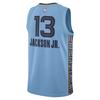 Jordan Jaren Jackson Jr Swingman Memphis Grizzlies V-Neck Letter Logo Print Basketball Jersey Unisex jersey Light-Blue DO9531-423