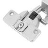 2 Pcs Zinc Alloy 270 Degree Cabinet Hinge Full Cover 3/4 Movable Zinc Alloy Folding Hinge Plated Finish