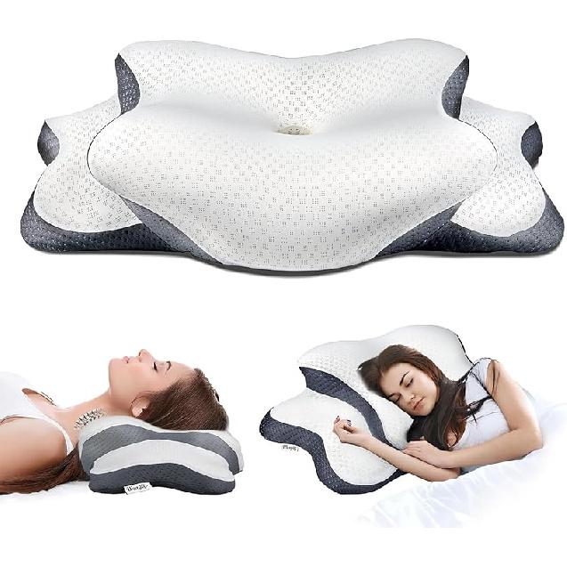 Cervical Pillow for Side Sleepers,Memory Foam Pillows for Neck and Shoulder Pain,Deep Sleep Pillows for Back Pain Sleeper, Dreamers