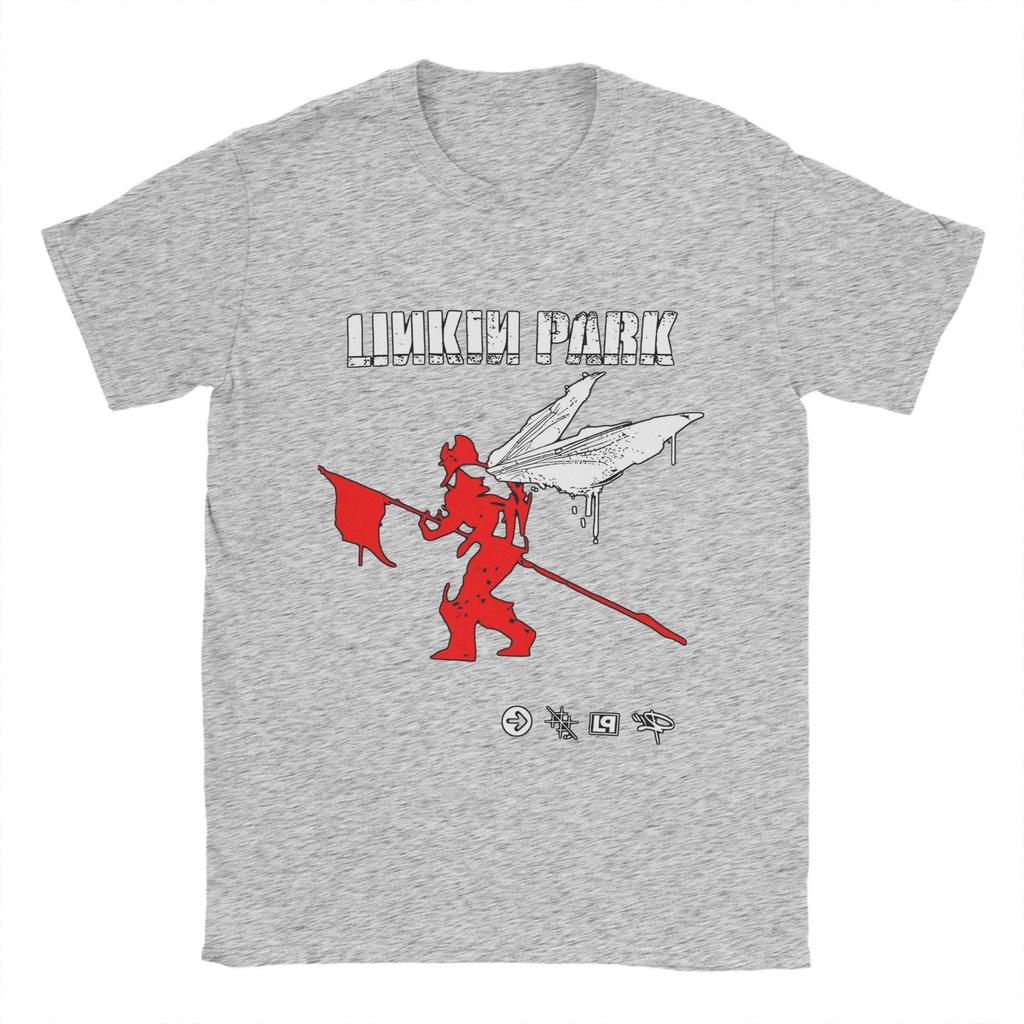 Men L-Linkin P-Park T Shirts Band  Cotton Clothing Cool Short Sleeve Crew Neck Tee Shirt 4XL 5XL 6XL T-Shirts