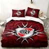 Atletico River Plate set da 3 pezzi Perfetto per l'uso in camera da letto Set di biancheria da letto confortevole include una copripiumino e due federe Ideale regalo di compleanno o di Natale