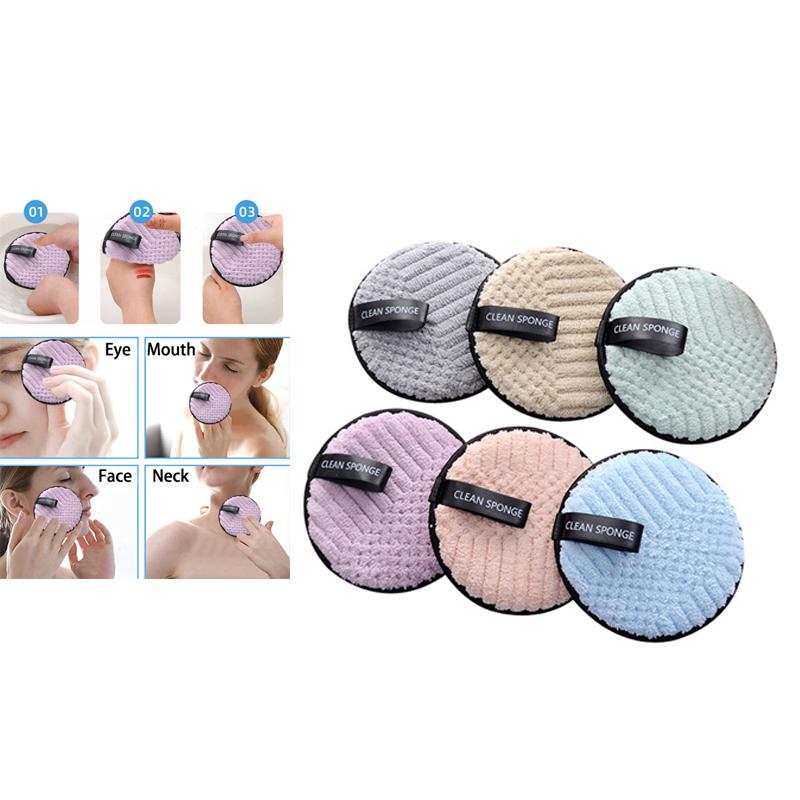 1Pcs Microfiber Make Up Remover Pads Reusable Face Towel Washable Cotton Pads Make-Up Wipes Cloth Cleansing Puff Skin Care Tool