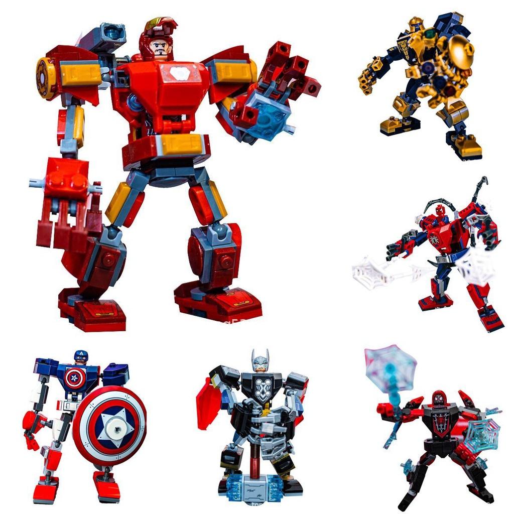Avengers Building Block Figures Create Your Own Heroes With This Diy Set
