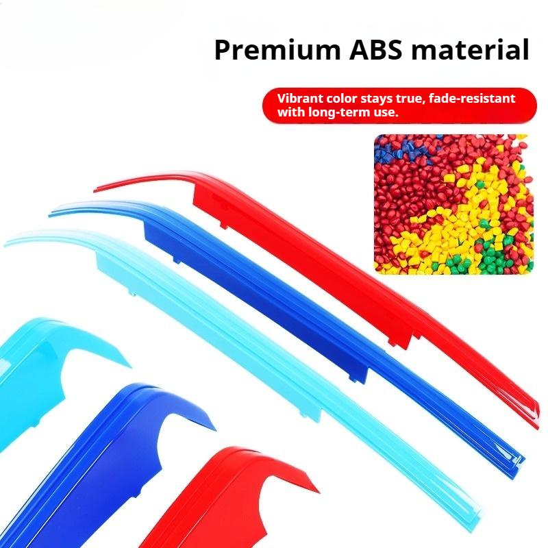 3Pcs ABS material For BMW 7 Series G70 2025-2025 M Grill Clip Car Racing Front Grille Trim Strips  Car Interior Accessories