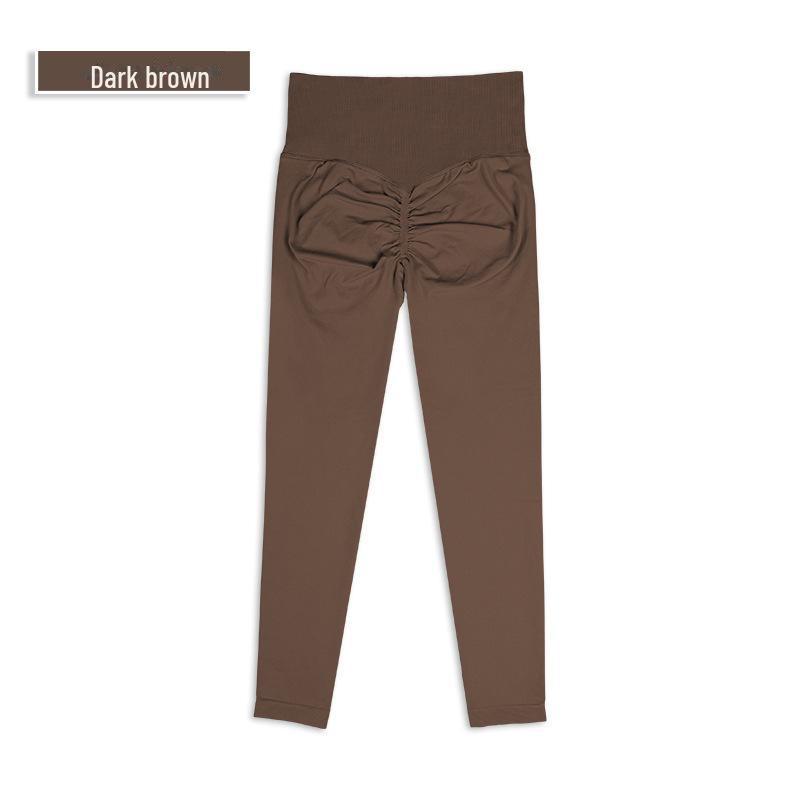 European & American DFYNE Seamless Yoga Fitness Trousers - Hip-Lifting, Tight Fit.