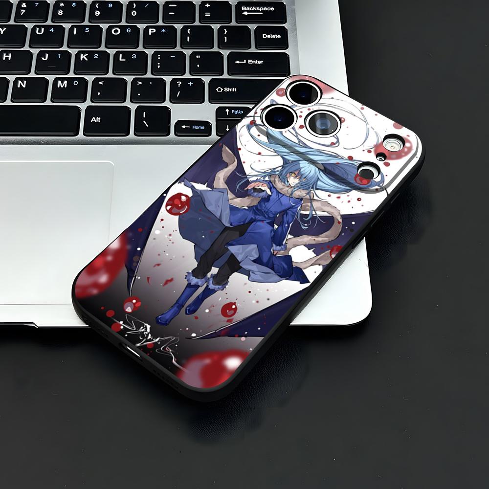 

Rimuru Tempest T-Tensei Phone Case For IPhone 17 Air 16 E Pro Max 15 14 13 Mini 12 Pro 11 Max Plus Black Soft Shell iPhone 16 Pro