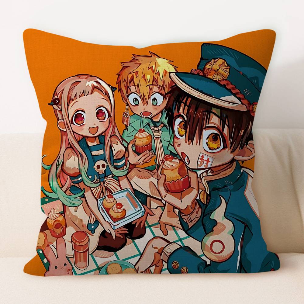 H-Hanako-kun Kissenbezug Toon Geschenk Kissenbezug Schlafzimmer Zuhause Sofa Stuhl Sitz Dekor Kissenbezug