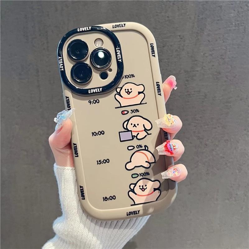 Work Status for Apple 16promax Mobile Phone Case Women's New Model for IPhone15/14plus Cute 8/7se
