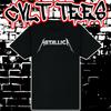 Metallica LOGO Band Tee 100% Cotton Unisex T-Shirt