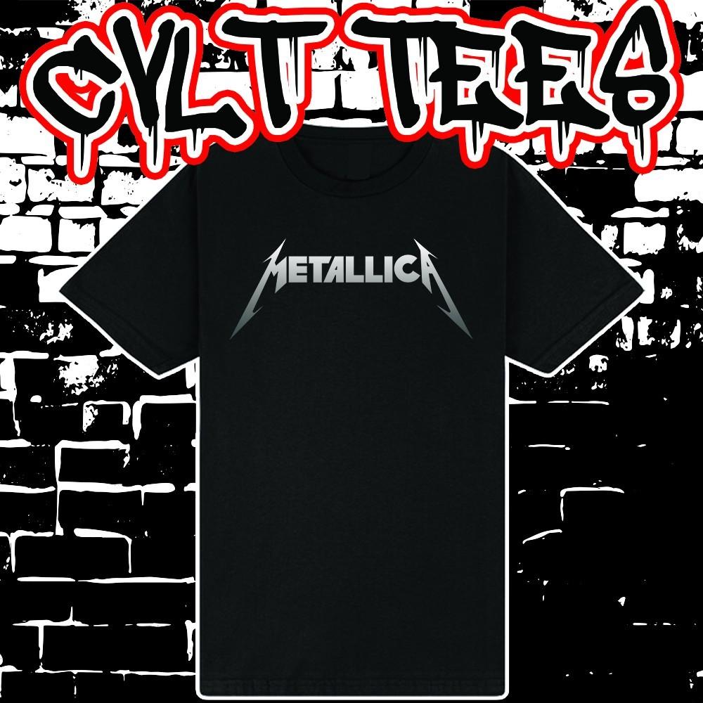 Metallica LOGO Band Tee 100% Cotton Unisex T-Shirt XXL