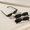 3pcs Fashionable Oval Shaped Small Frame Women's Sunglasses, Simple, Fashionable, Lightweight and Portable Sunglasses