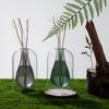 Creative Double Layer Glass Aromatherapy Bottle Minimalist Drip Shaped Fragrance Vase Ornament Home Decoration Hydroponic Vase