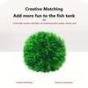 Aquarium Decorative Artificial Aquarium Grass Ball – Durable Faux Water Plant for Fish Tank Decor, Fade-Resistant