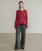 SSIN AND LEE (W) Low Loop Banding Slacks Gray