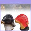Maschera Divertente Testa di Pesce Rosso Costume Unico a Tema Animale Perfetta per Feste di Halloween e Scherzi