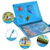 Bambini Montessori Libro da colorare riutilizzabile Libro da disegno con acqua magica Libro da disegno per dipingere Giocattoli per l'educazione precoce sensoriale per bambini