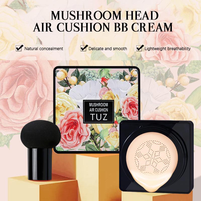 Mushroom Head Cushion BB Cream Moisturizing Skin-Friendly Concealer Brightening Beauty Cream Liquid Foundation