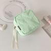 Chic Embossed Small Bow Makeup Bag & ID Wallet