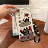With Hanging Chain Cute Cat Phone Case For Xiaomi Note 15 Pro 14 13 12 Pro 11 Plus Redmi 15 15C 4G 14C 13C 12 A5 Soft Cover Sili