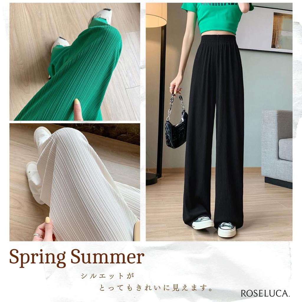 Lös Elastisk Elegant Perfekt för och Gaucho Storlek Plus M ROSELUCA. Vida Byxor för Kvinnor, Benförlängande, Hög Midja, Passform, Vår/Sommar, Snygg,