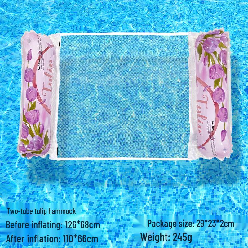 Grenzüberschreitender Faltbarer Aufblasbarer Schwimmender Liegestuhl mit Rückenlehne und Netz