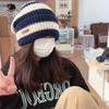 Winter Warm Hat Women'S Casual Stacked Knitted Beanie Men'S Hat Striped Hip Hop Unisex Women'S Beanie Fashion Pullover Hat