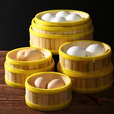 Handmade for Steaming Food Safe Bamboo Steamer Dumpling Steamer Kitchen Cookware Steamer Basket
