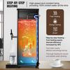 Commercial Water Boiler, Electric Hot Water Dispenser with 316 Stainless Steel Heating Tube, 1500W Step-by-step Fast Heating 50L per Hour Hot Water