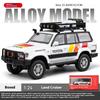 1:24 Scale LC80 Off-road Vehicle Alloy Car Model Diecast Toy Ornament Gift Souvenir Collectible Exquisite Desktop Ornaments Christmas Gifts